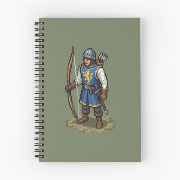 Item preview, English Longbowman — Pixel Art Medieval Archer designed and sold by Koyaanisqatsian.