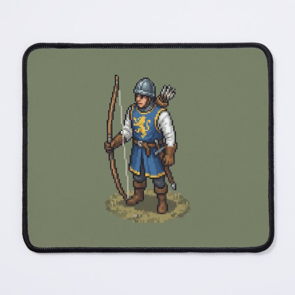 Item preview, English Longbowman — Pixel Art Medieval Archer designed and sold by Koyaanisqatsian.