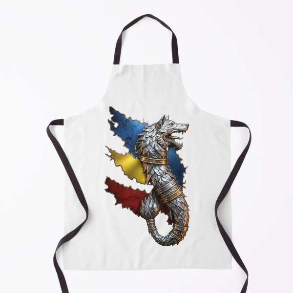 Item preview, Romanian Wolf Emblem – Antic Fantasy Flag Art designed and sold by VladisWorld.
