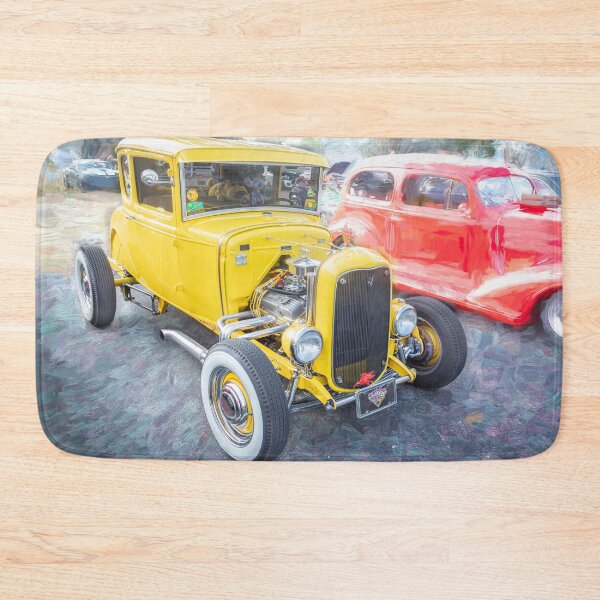 Item preview,  1930 Yellow Ford Hot Rod 5 Window Coupe X104 designed and sold by RichFrancoCars.