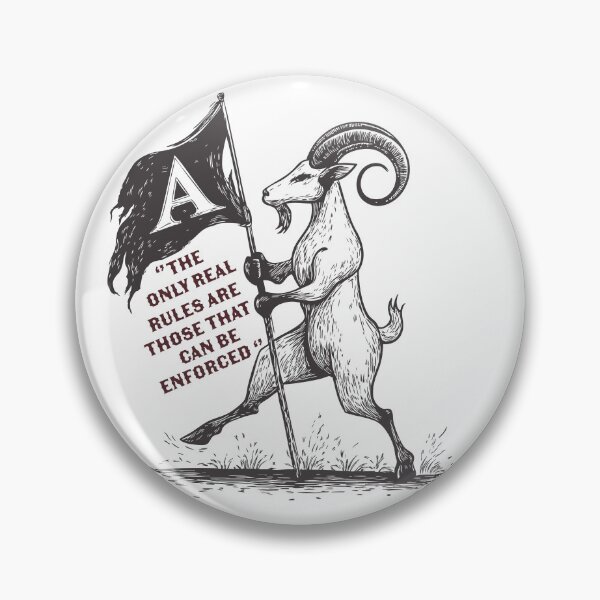 Item preview, Symbolic Resistance – The Rulebreaker Goat designed and sold by zoliartdesign.