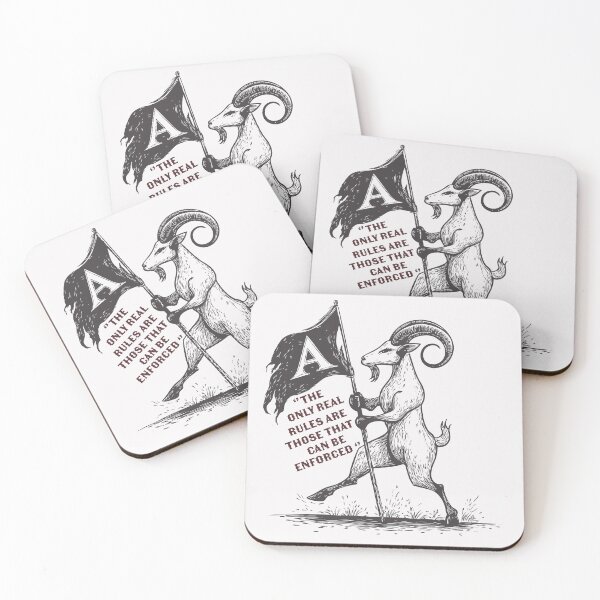 Item preview, Symbolic Resistance – The Rulebreaker Goat designed and sold by zoliartdesign.