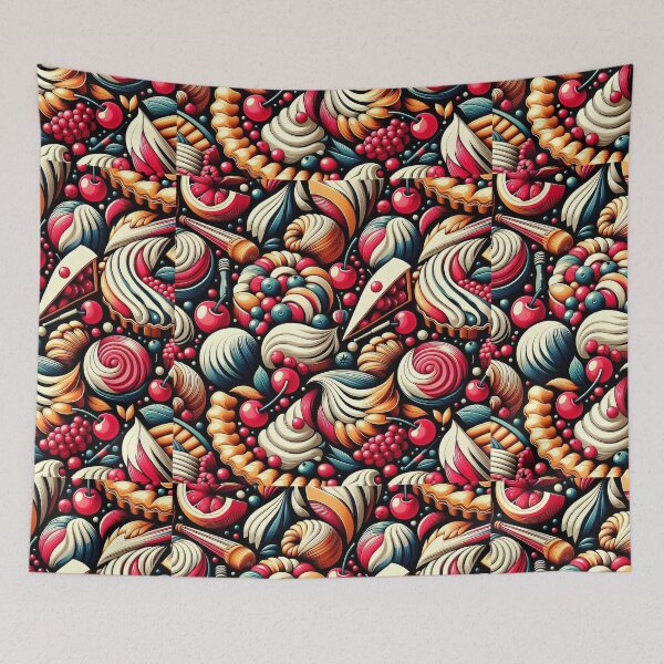 Item preview, Cherry Pie Spiral Fractal designed and sold by Apex Designs.