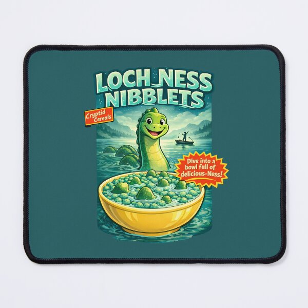 Item preview, Cryptid Cereals: Loch Ness Nibblets designed and sold by FoxBaine Designs.