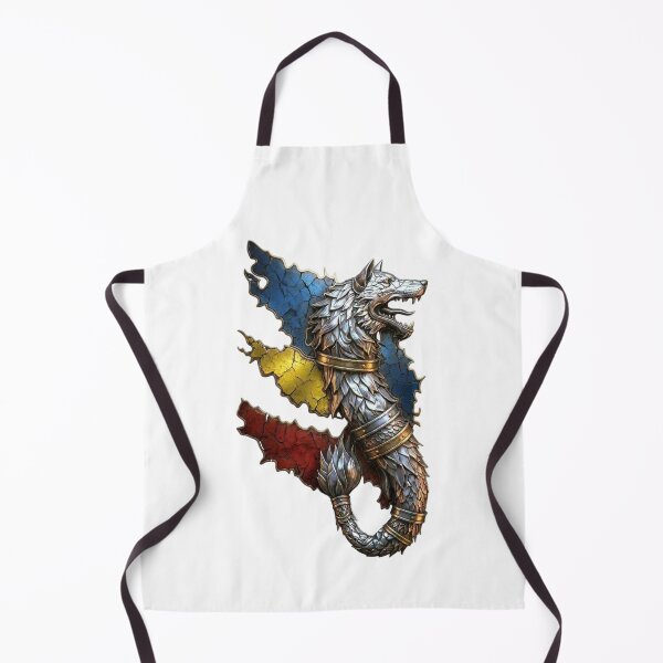 Item preview, Romanian Wolf Emblem – Antic Fantasy Flag Art designed and sold by VladisWorld.
