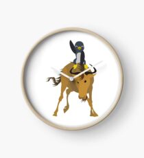 GNU Linux vector graphic art Clock
