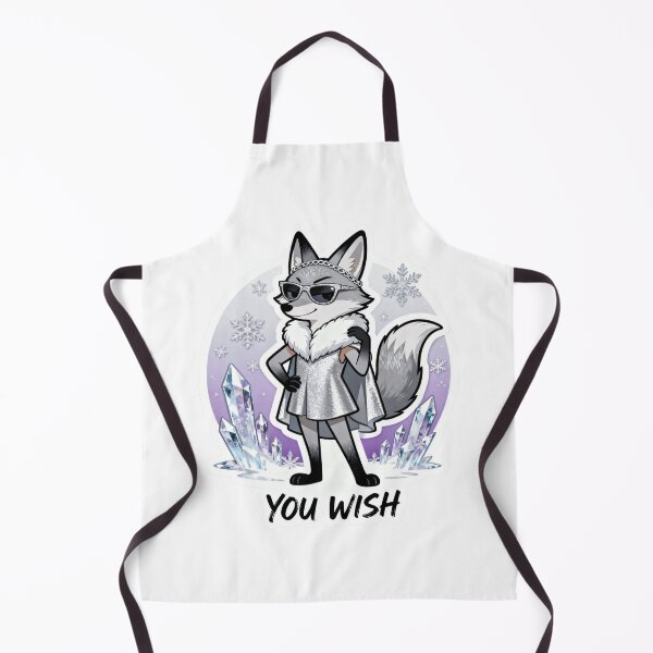 Item preview, Cold Silver Fox Sticker YOU WISH 7 designed and sold by HealthyEnvy.