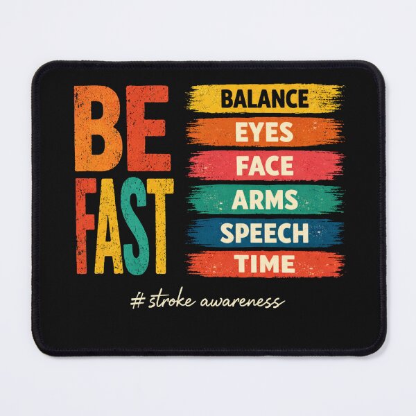 Item preview, BE FAST Stroke Awareness T-Shirt, Stroke Survivor Support Gift, Nurse Healthcare Graphic Tee, FAST Symptoms Shirt designed and sold by pipolabco.