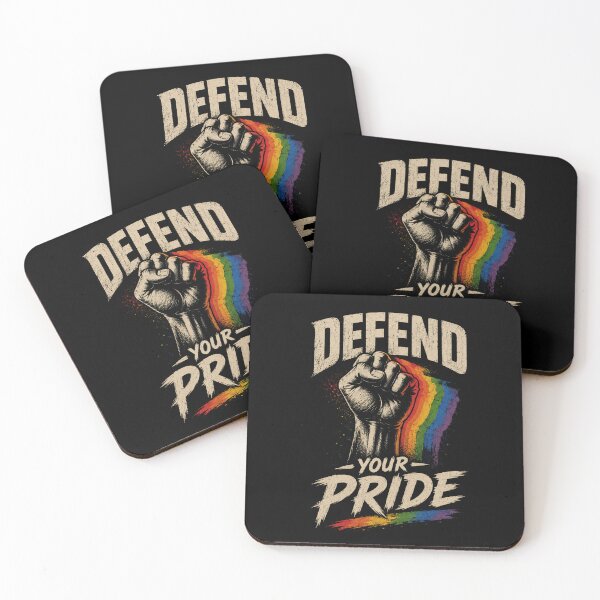 Item preview, Defend Your Pride Rainbow Fist designed and sold by Meandmyshop.