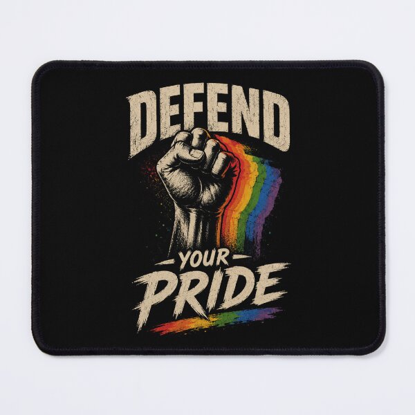Item preview, Defend Your Pride Rainbow Fist designed and sold by Meandmyshop.