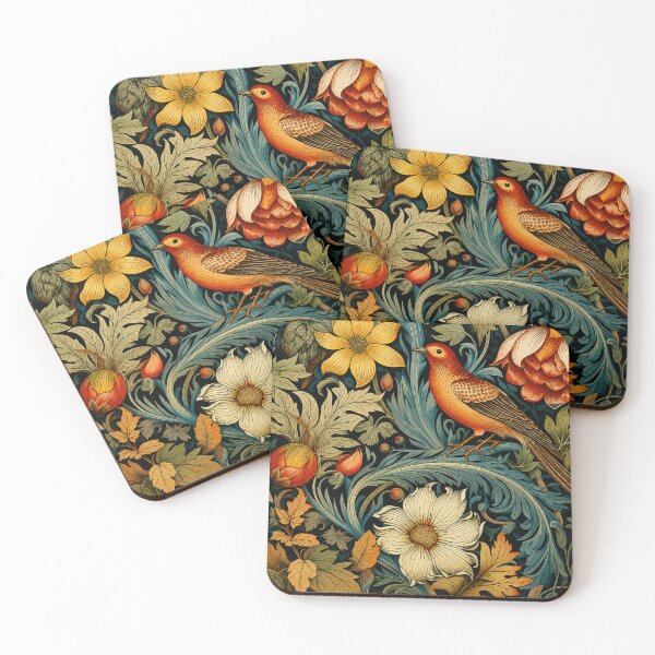 Item preview, Bird Botanical Art Nouveau Floral Illustration for Vintage Art Lovers designed and sold by RickE.