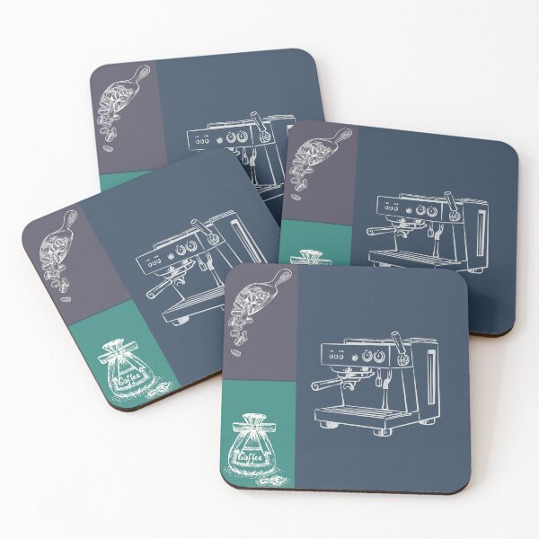 Item preview,  Industrial Blueprint Coffee Station Art designed and sold by HBBS DESIGNS.