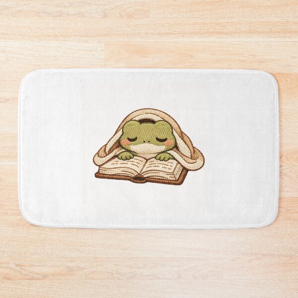 Item preview, Baby Animals Reading Books Cozy Frog Embroidery designed and sold by AMICO77.