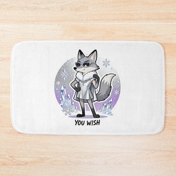 Item preview, Cold Silver Fox Sticker YOU WISH 8 designed and sold by HealthyEnvy.