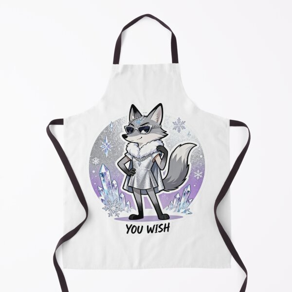 Item preview, Cold Silver Fox Sticker YOU WISH 8 designed and sold by HealthyEnvy.