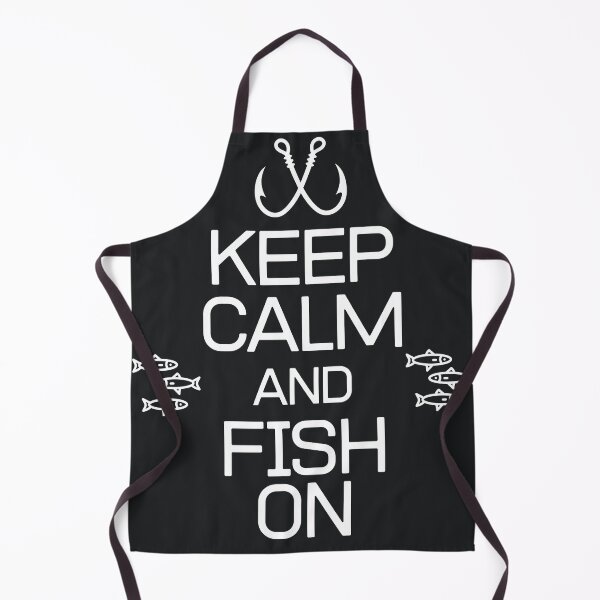 Item preview, Keep Calm And Fish On Funny Fishing T-Shirt designed and sold by WearFine.