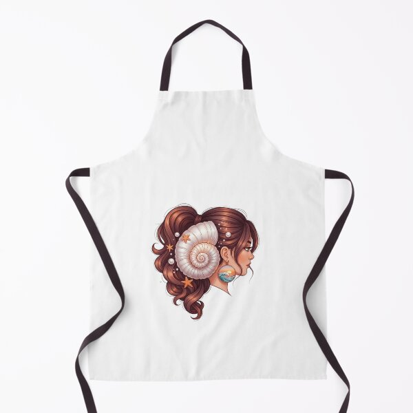 Item preview, Ocean Shell Ponytail Woman Portrait designed and sold by AbanoubStore.