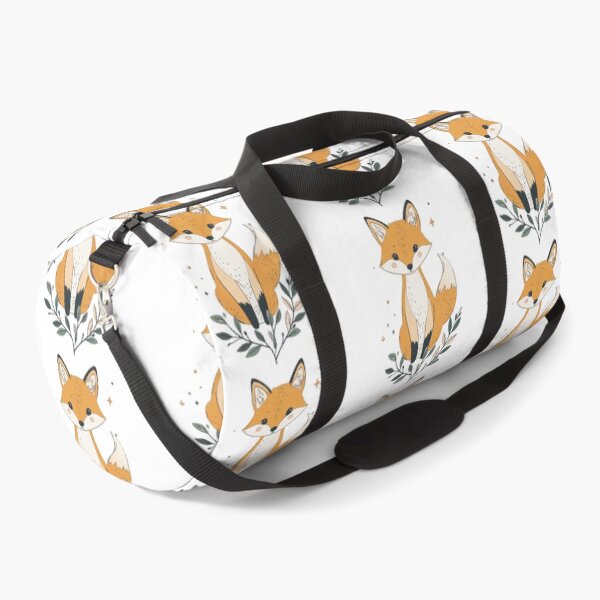 Item preview, Modern Minimalist Alert Red Fox Botanical Wildlife Print designed and sold by BestChoiceService.
