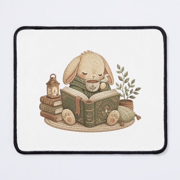 Item preview, Baby Animals Reading Books Sleepy Bunny Aesthetic designed and sold by AMICO77.