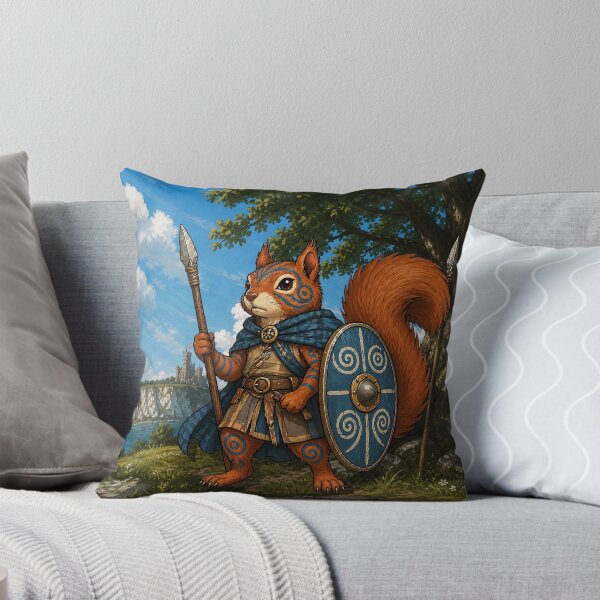 Item preview, Celtic Warrior Squirrel of Avalon designed and sold by SecretSquirrellDesigns.