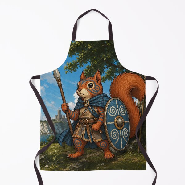 Item preview, Celtic Warrior Squirrel of Avalon designed and sold by SecretSquirrellDesigns.