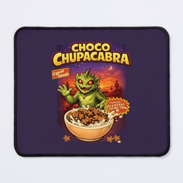 Item preview, Cryptid Cereals: Choco Chupacabra designed and sold by FoxBaine Designs.