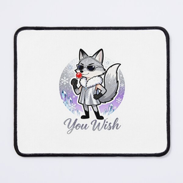 Item preview, Cold Silver Fox Sticker YOU WISH 10 designed and sold by HealthyEnvy.