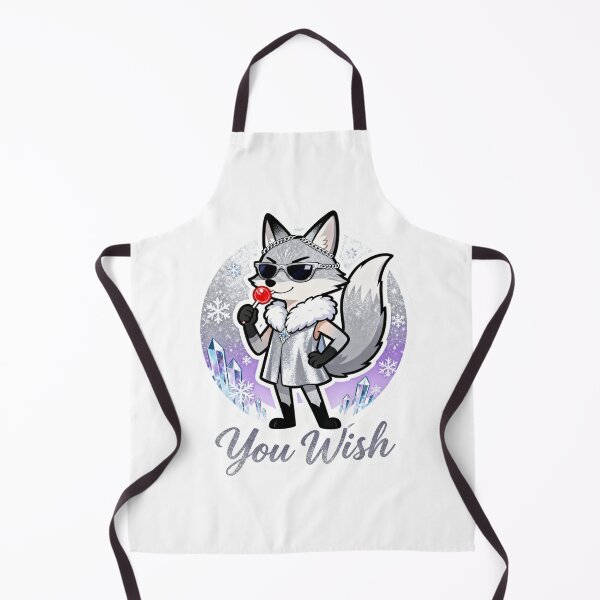 Item preview, Cold Silver Fox Sticker YOU WISH 10 designed and sold by HealthyEnvy.