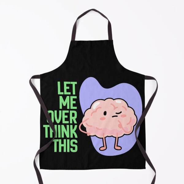 Item preview, Let Me Overthink This - Funny Overthinking Brain Design designed and sold by tellia-kallisto.