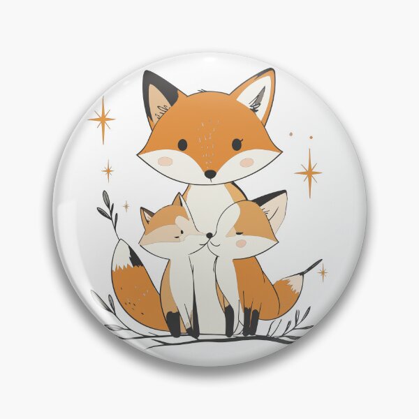 Item preview, Fox Family with Pups Nursery Wall Art - Cute Wildlife Gift designed and sold by BestChoiceService.