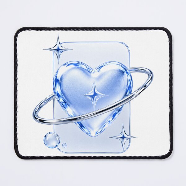 Item preview, Frutiger Aero Chrome Heart Y2K Dream designed and sold by MeanPanduh.