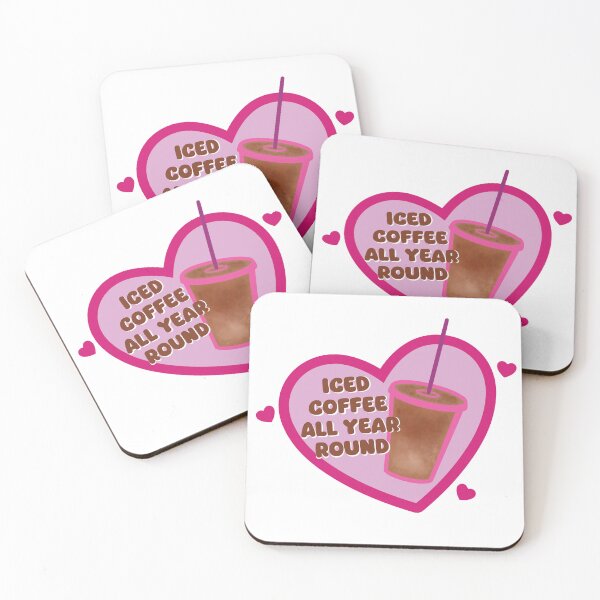 Item preview, Iced Coffee All Year Round designed and sold by OfPaperAndScissors.