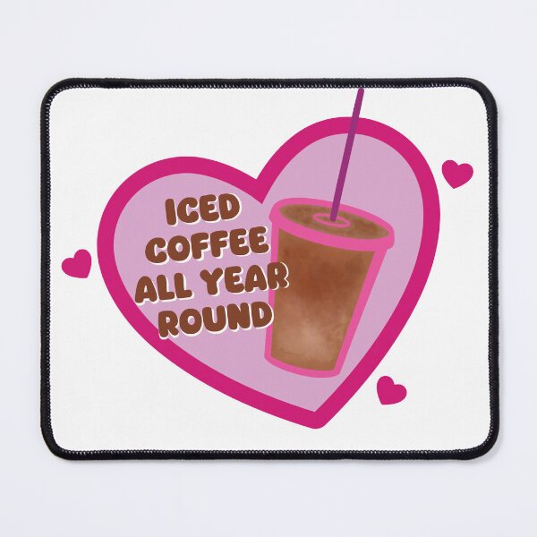 Item preview, Iced Coffee All Year Round designed and sold by OfPaperAndScissors.