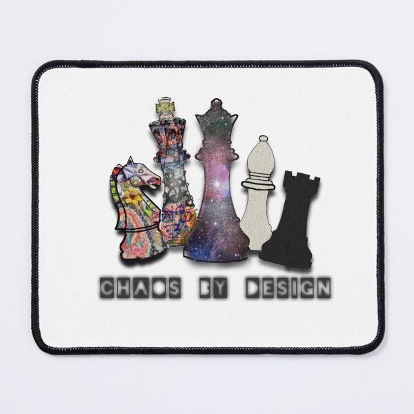 Item preview, CHAOS BY DESIGN – Abstract Chess Pieces | Cosmic King, Colorful Knight, Minimal Bishop & Rook designed and sold by ChiaraPagani.