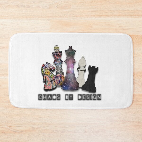 Item preview, CHAOS BY DESIGN – Abstract Chess Pieces | Cosmic King, Colorful Knight, Minimal Bishop & Rook designed and sold by ChiaraPagani.