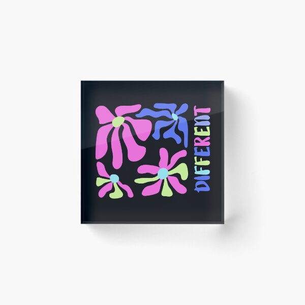 Item preview, Different – Neon Daisy Abstract Aesthetic designed and sold by Aimetoi.