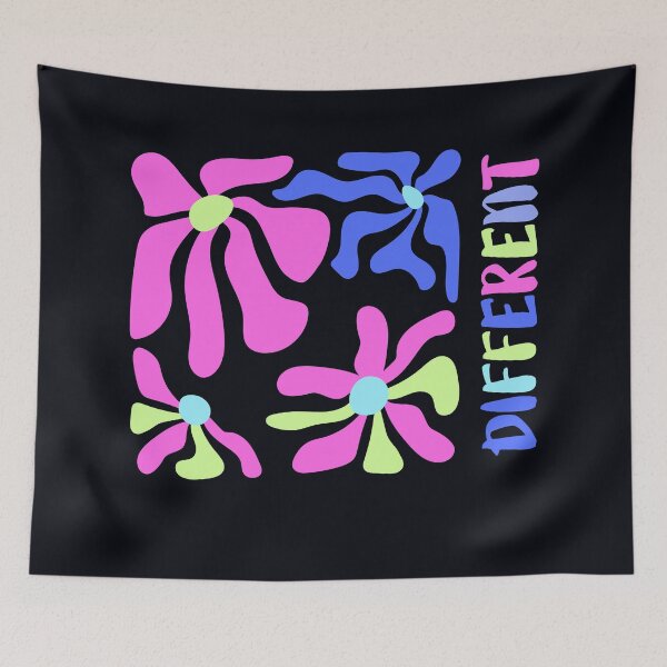 Item preview, Different – Neon Daisy Abstract Aesthetic designed and sold by Aimetoi.