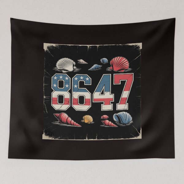 Item preview, 8647 Sea Shells – Political Resist Protest Patriotic Beach Style designed and sold by Redgiant87x.
