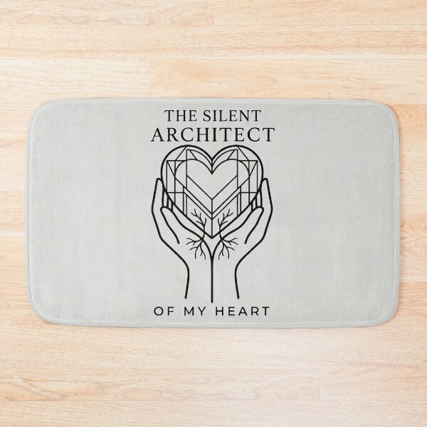 Item preview, Silent Architect of My Heart designed and sold by DigitalGlade.