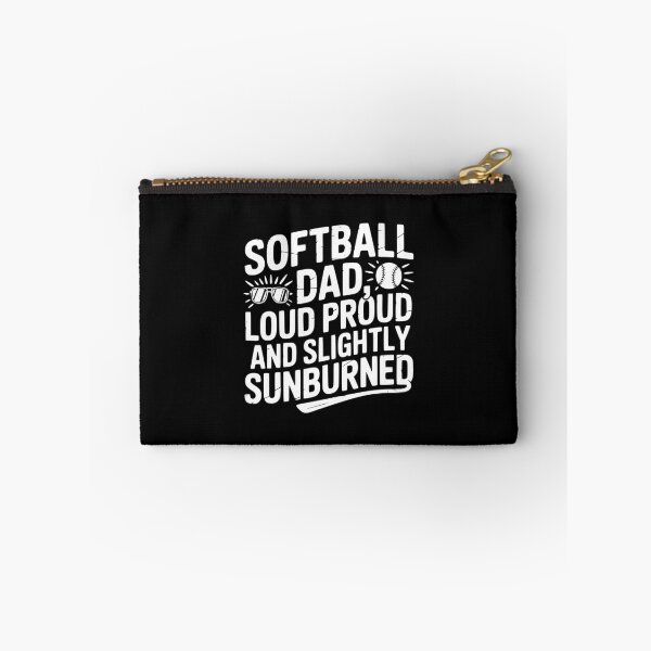 Item preview, Softball Dad Loud Proud And Slightly Sunburned designed and sold by theartfulaspie.