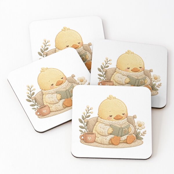 Item preview, Baby Animals Reading Books Duck Reader Aesthetic designed and sold by AMICO77.