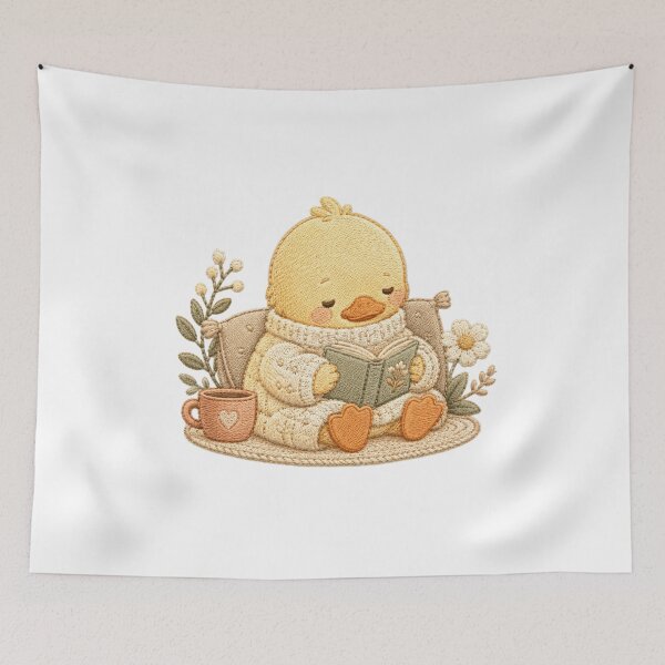 Item preview, Baby Animals Reading Books Duck Reader Aesthetic designed and sold by AMICO77.