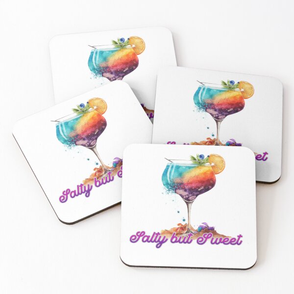 Item preview, Salty but Sweet - Colorful Tropical Cocktail Watercolor designed and sold by MagySale.