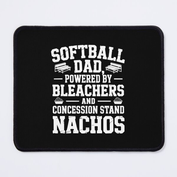 Item preview, Softball Dad Powered By Bleachers And Concession Stand Nachos designed and sold by theartfulaspie.