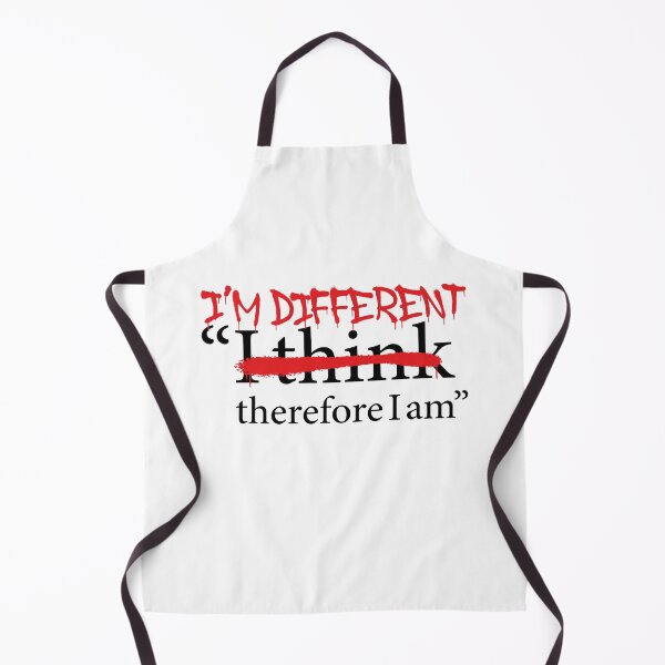 Item preview, I'm Different Therefore I am - Edgy Rebel Graffiti Descartes Existential Sarcastic Philosophy designed and sold by XIOMOS.