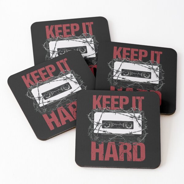 Item preview, Keep It Hard Retro Cassette Tape Barbed Wire designed and sold by LinaValearte.