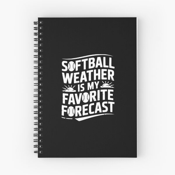 Item preview, Softball Weather Is My Favorite Forecast designed and sold by theartfulaspie.