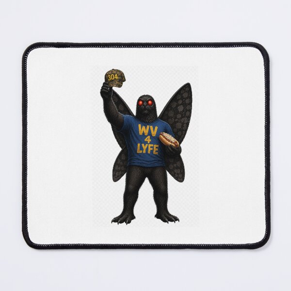 Item preview, WV 4 Lyfe Mothman designed and sold by FocusPocus.