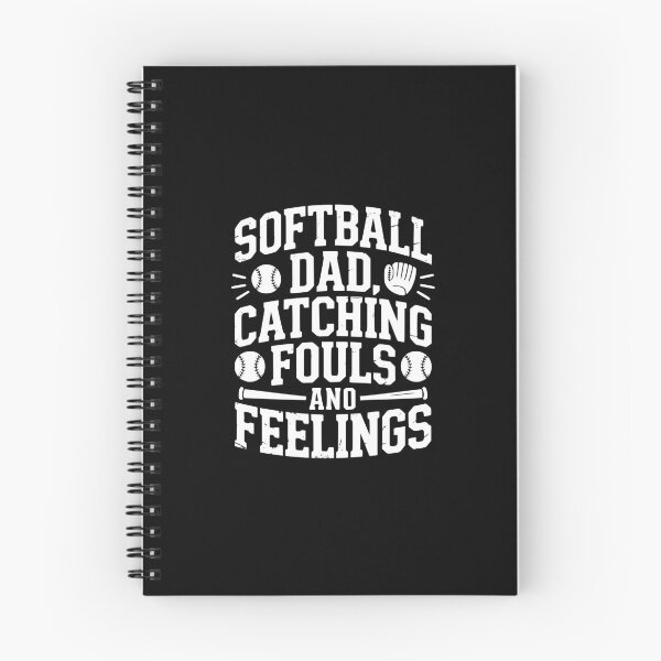 Item preview, Softball Dad Catching Fouls And Feelings designed and sold by theartfulaspie.