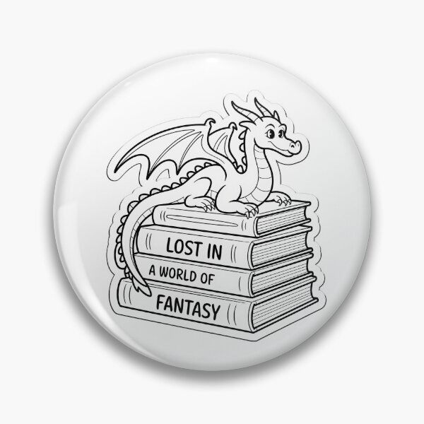 Item preview, Fantasy Books & Dragon Quote designed and sold by NiftyWrx.